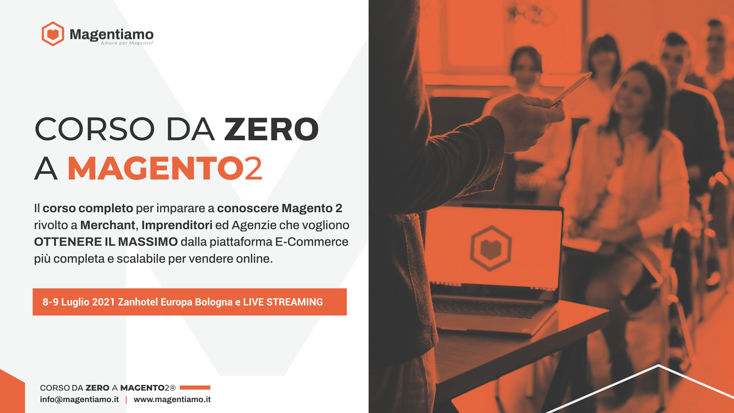 1. INTRO - Introduzione e Panoramica Magento 2 - Andrea Saccà e Alessandro Montalti